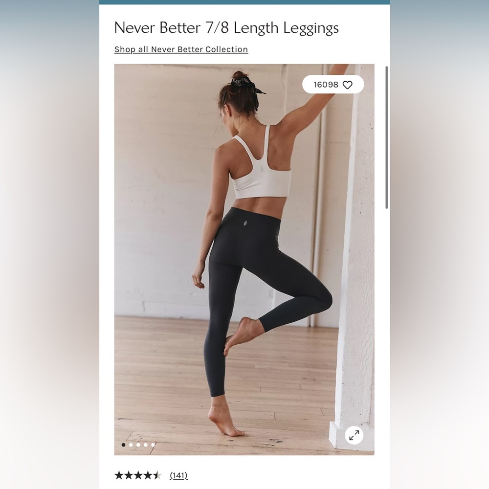 free people movement gray leggings